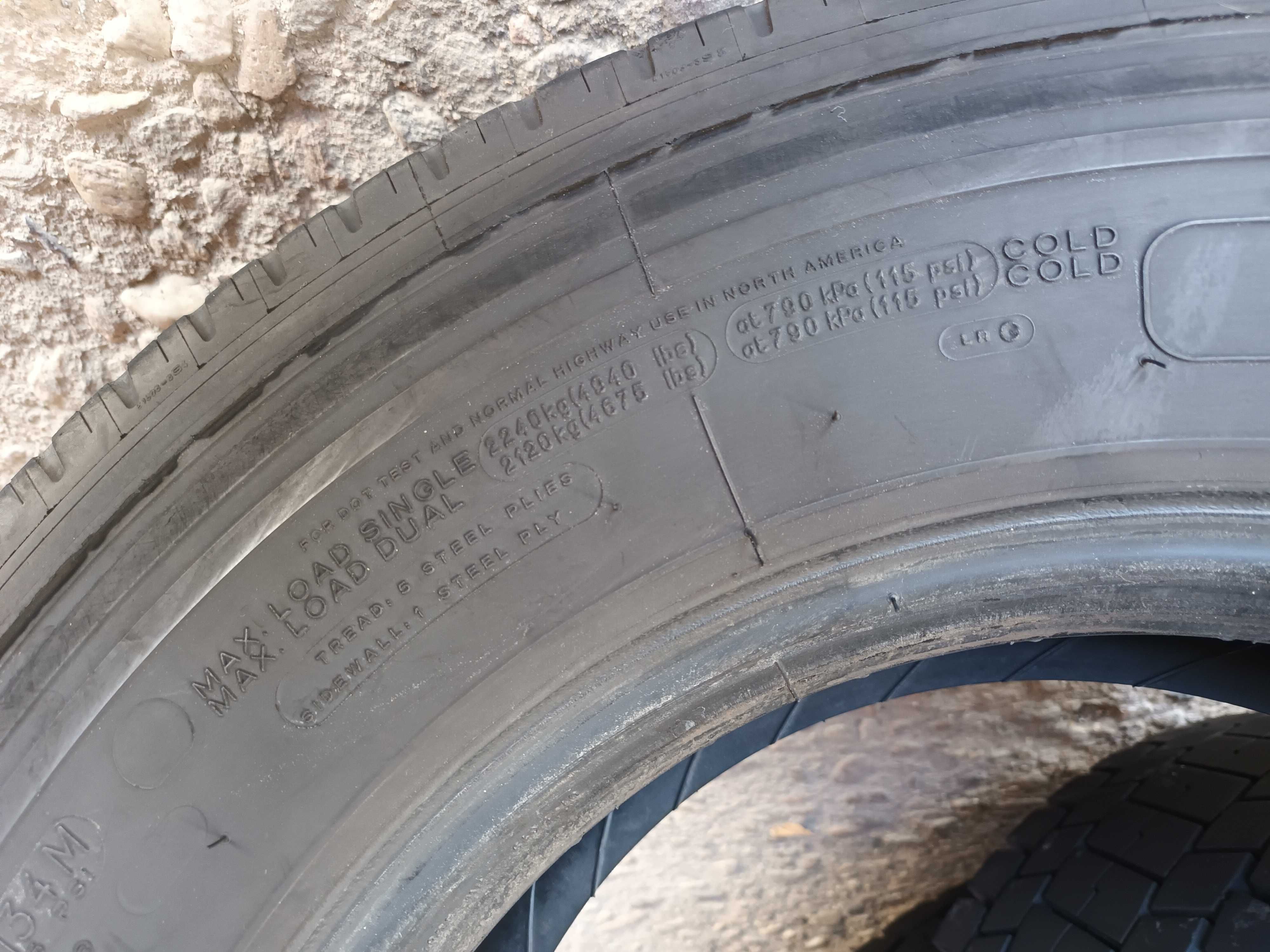 1 товарна гума 245/70 R17.5 Michelin XZE2 136/134M made in Germany