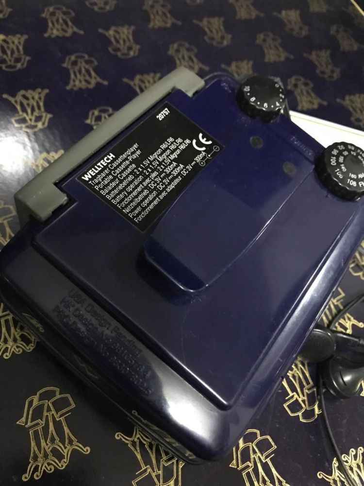 Walkman, radio / casetofon cu căști