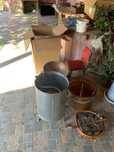 Vand cazan de tuica din cupru, capacitate 35L, cu amestecator