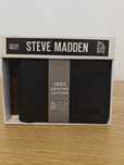 Portofel Steve Madden *original*piele naturală*negru*bărbați