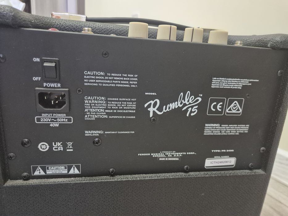 Усилвател за бас китара rumble 15