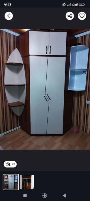 Продам угловой шифонер