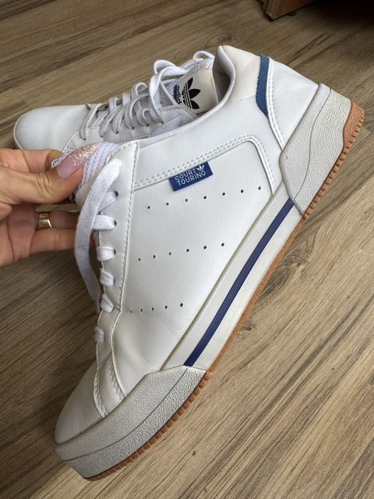 Оригинални кожени кецове Аdidas Originals COURT ! 46 н