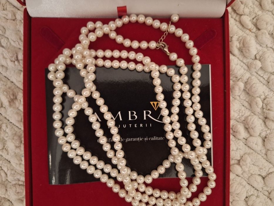 Vând colier perle naturale de Mallorca
