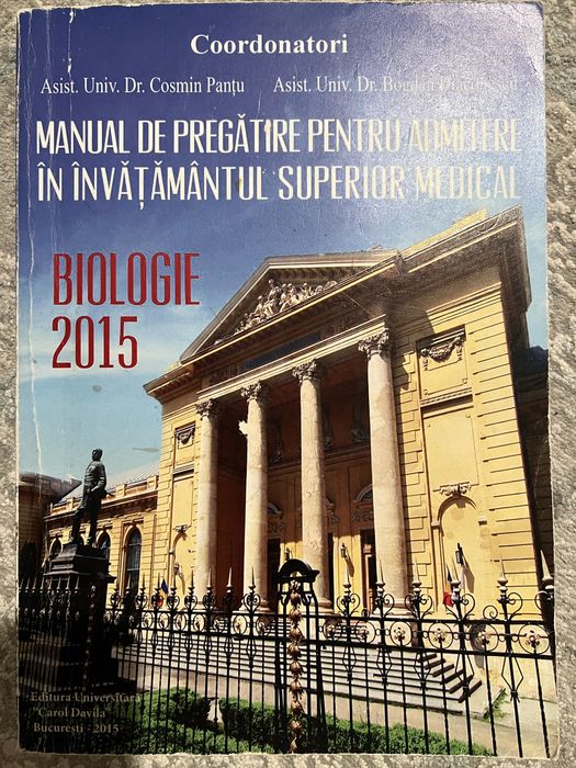Pachet admitere UMFCD BUC biologie-fizica
