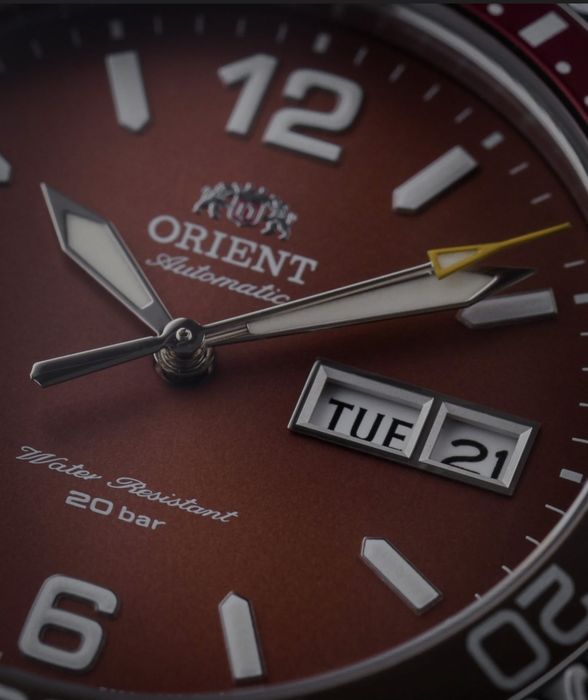 Ceas Orient RA AA0820R19B-arabic rosso tramonto