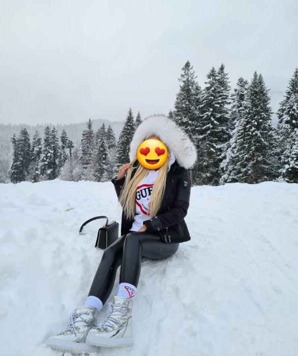 Geaca de iarna cu blana naturala