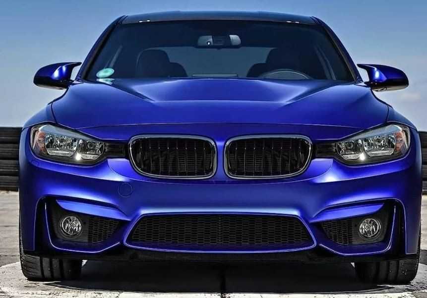 Предна M3 броня с лип за БМВ BMW F30 2011 г-2019г с отвори за халогени