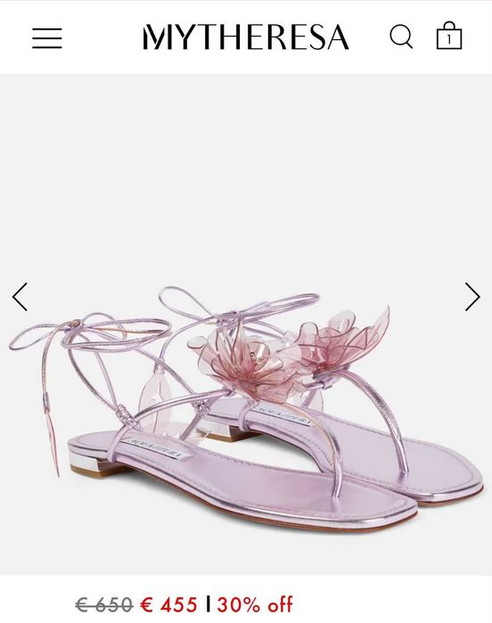 Sandale Aquazzura noi 37,5