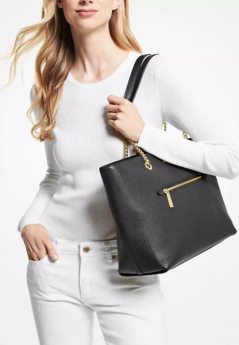 Geanta Michael Kors noua Jet Set Large Pebbled Leather