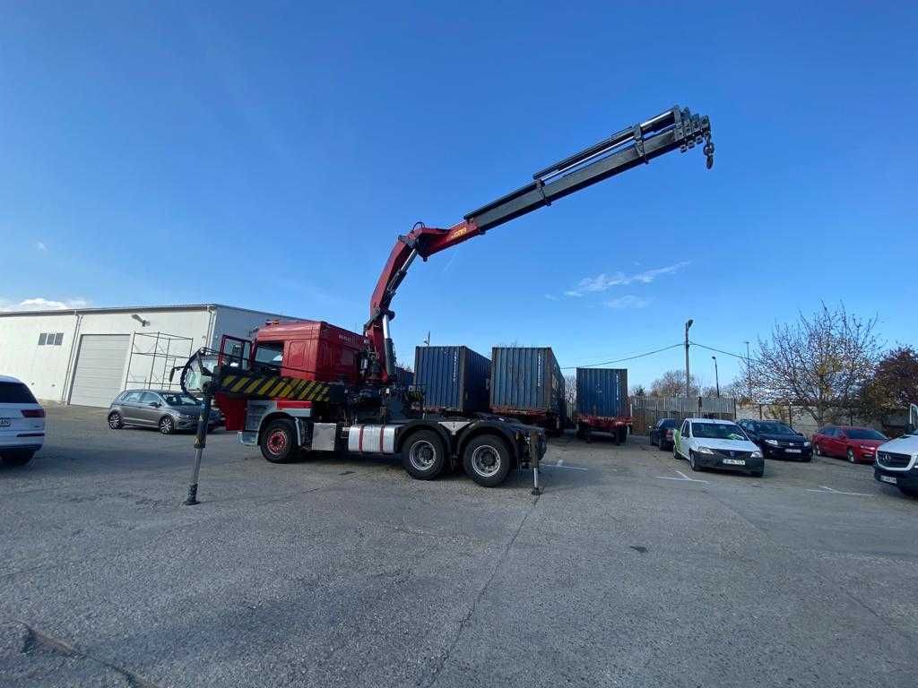 Inchiriez camion cu macara / automacara / platforma containere