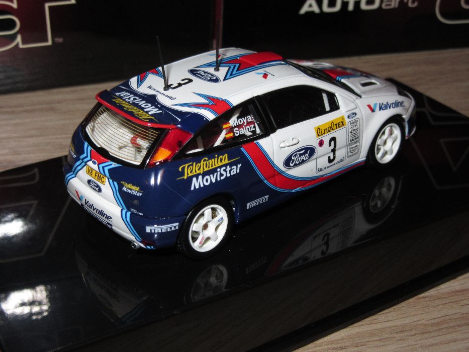 Set 3x Ford Focus WRC Autoart 1:43