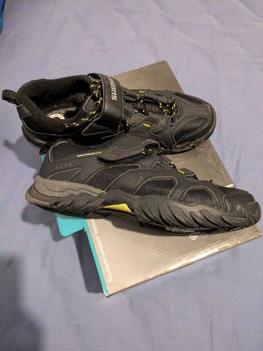 Pantofi Shimano MT43 cu placute + pedale SPD M324 Shimano