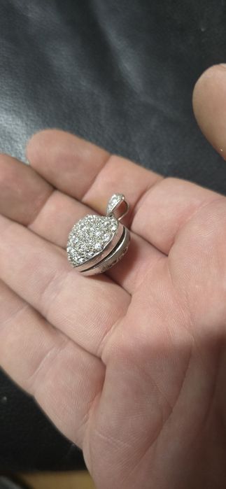 Pandant inimioară argint