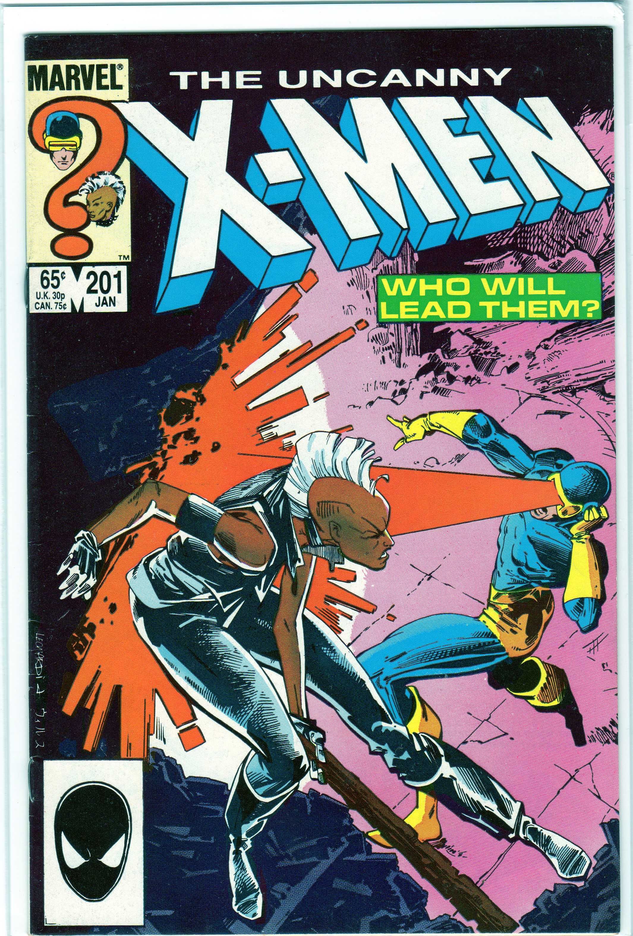 Uncanny X-Men #201 1st appearance of Cable benzi desenate