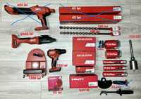 Hilti Burghie, Cuie, Scule