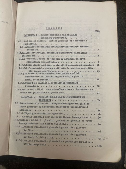 Carti “Analiza activitatii economico-financiare in agricultura”( 1-2)