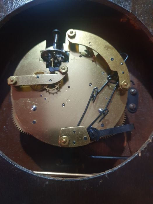 Ceas de perete Dugena mecanic cu clopote gong ani 1950