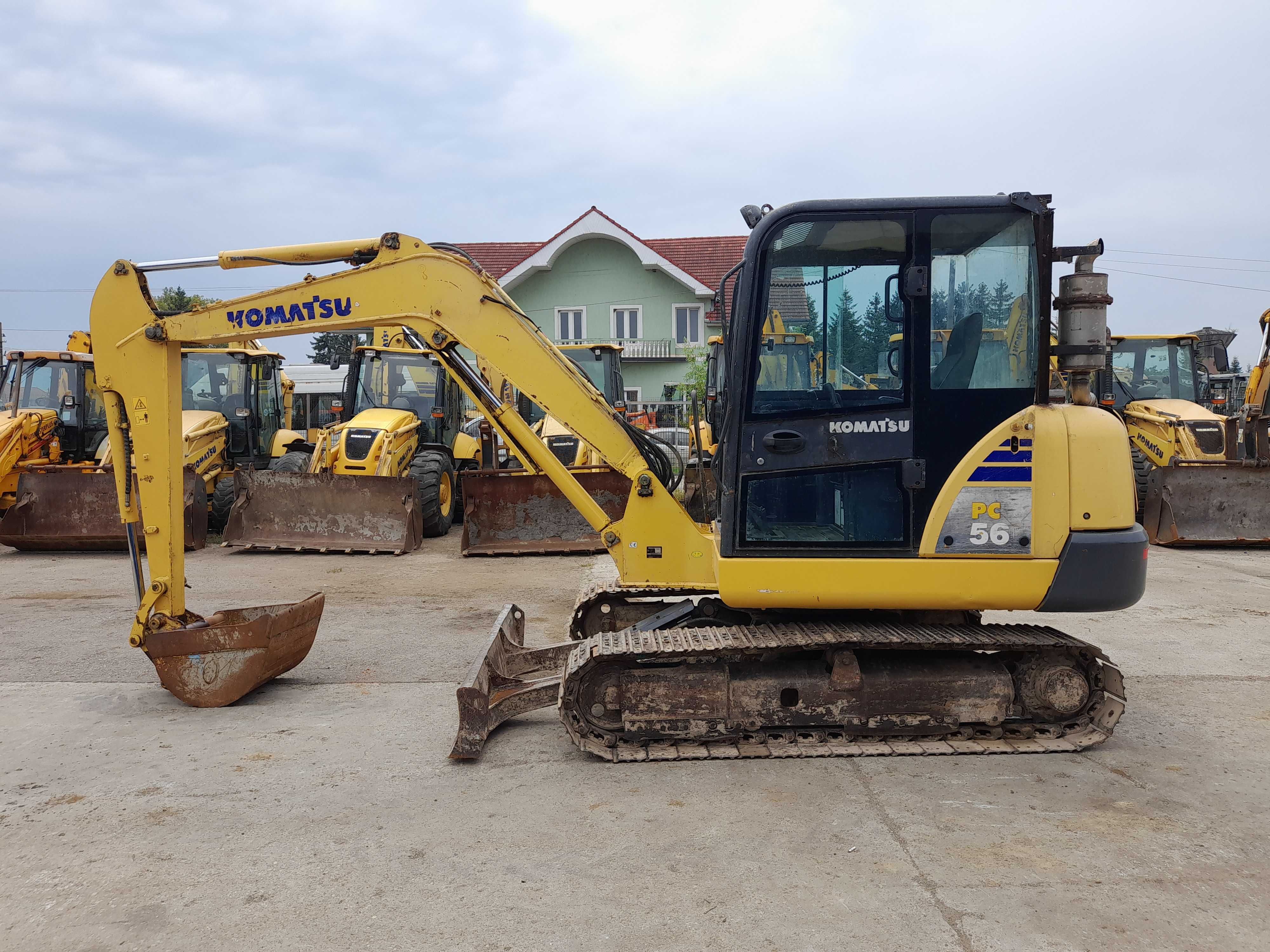 Miniexcavator Komatsu PC56-7 , 2007 , 5 tone stare perfecta
