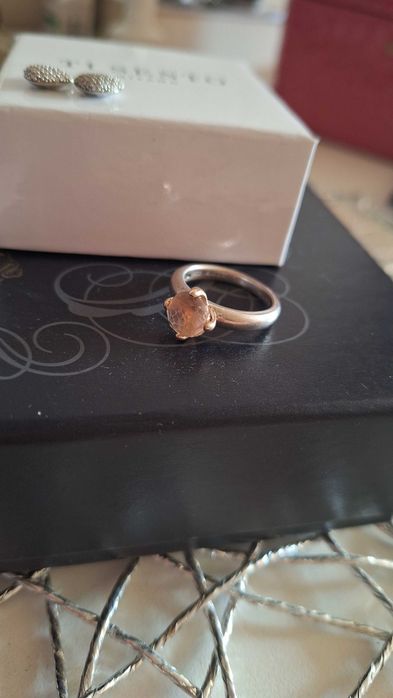 Пръстен и висулки за обеци Ti sento