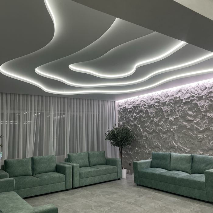 Натяжные потолки Алматы от 1200 тг за кв2