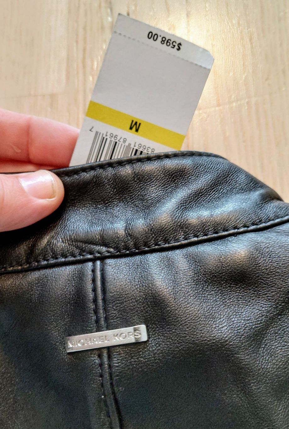 MK. Michael Kors Biker. Geaca / Jaketa piele 100% originala (600$)