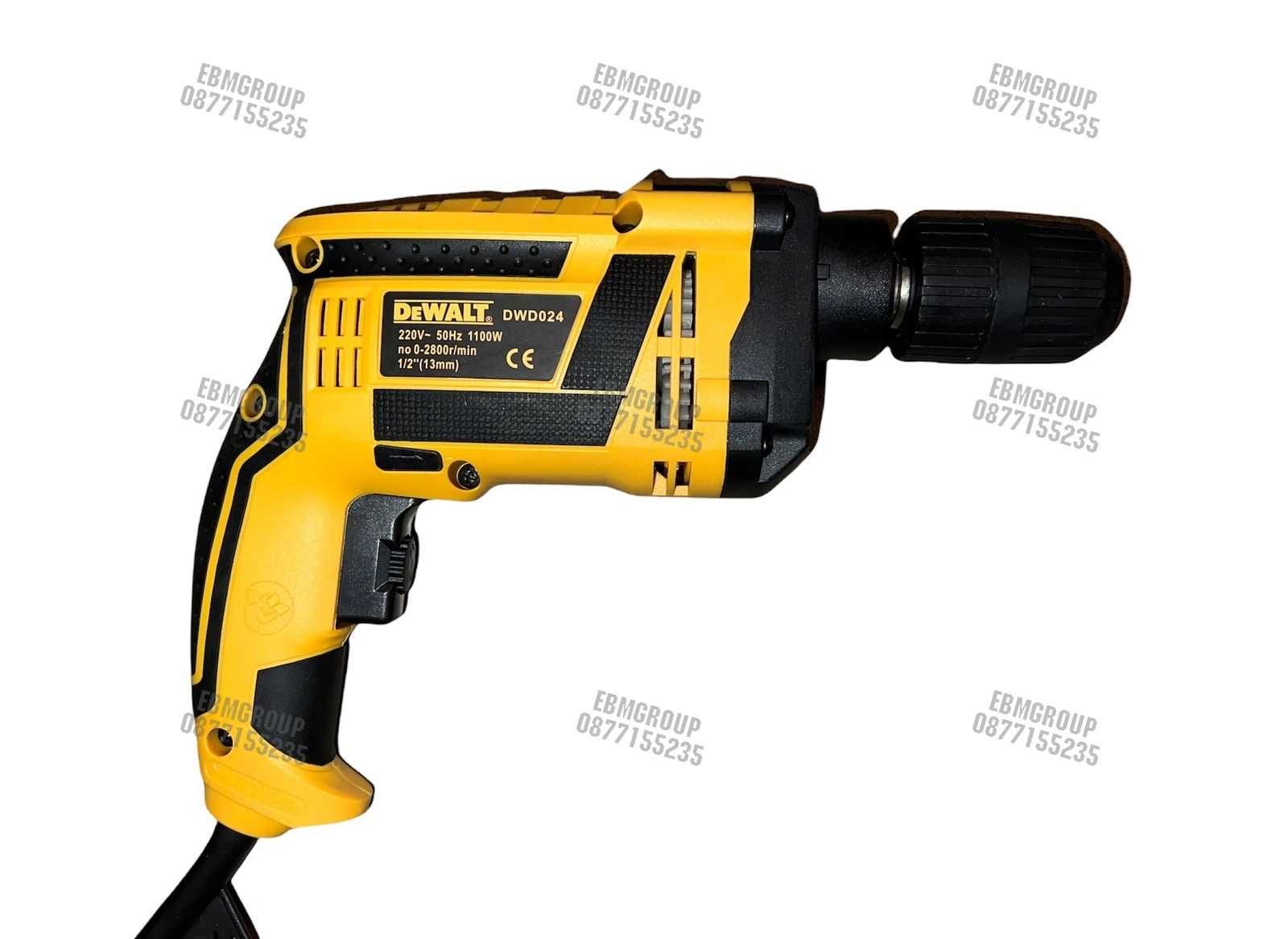 Ъглошлайф и Бормашина DEWALT 1100W Шлайф / Ударна Дрелка Девалт