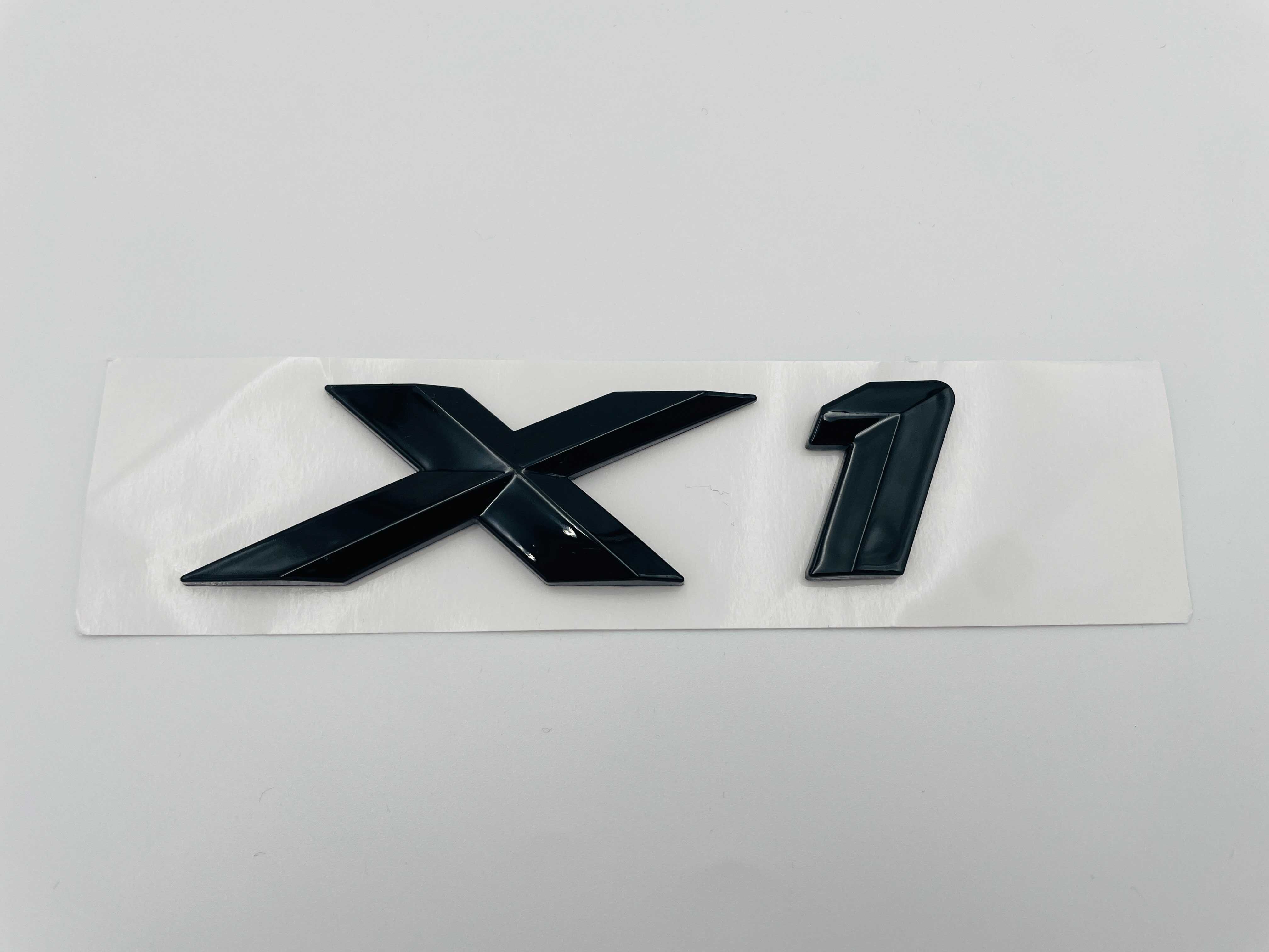 Set embleme compatibile BMW X1 x-drive 25i negru