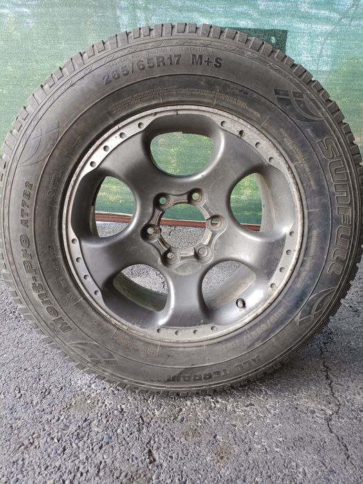 Шина с диском 1 шт. 265/65/ R17 , всесезонка по 50000