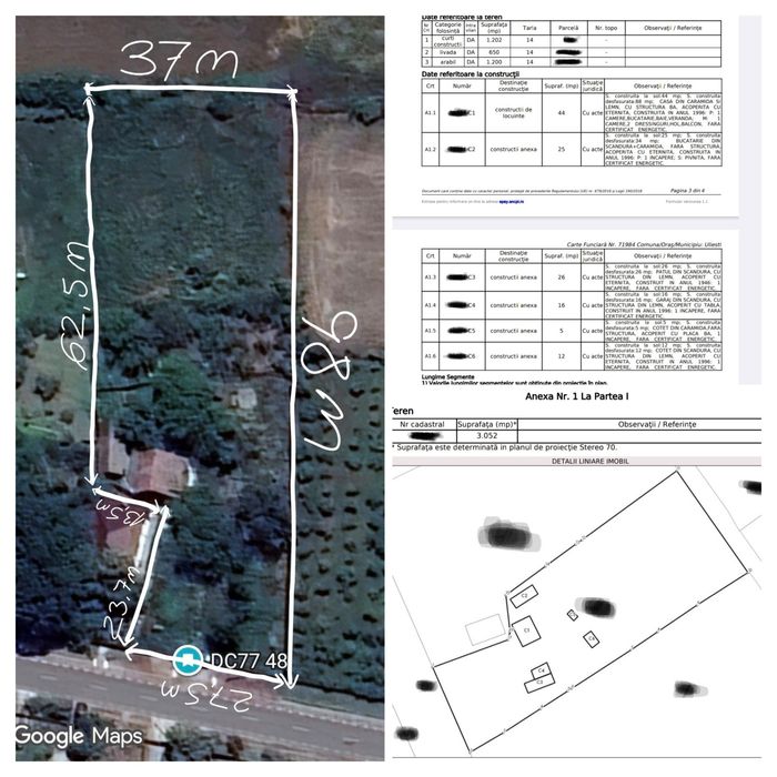 CASA + 3052m² TEREN INTRAVILAN - Fix la iesirea A1 Olteni (30 min Buc)