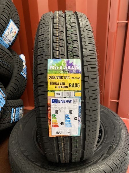 Нови всесезонни бусови гуми ROTALLA VAN 4 SEASON 205/70R15C НОВ DOT