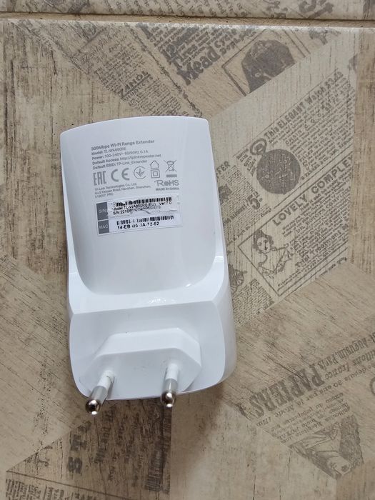 TP-Link TL-WA850RE Wi-Fi екстендер – 22.22 лв