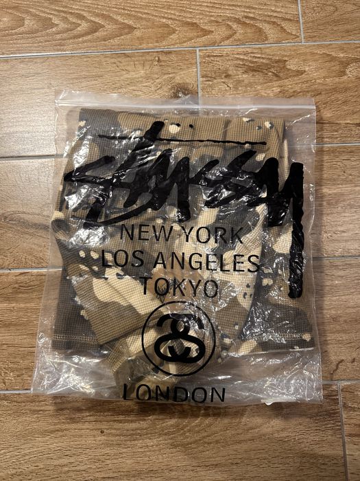 Stussy Camo Waffle Long Sleeve горнище / блуза