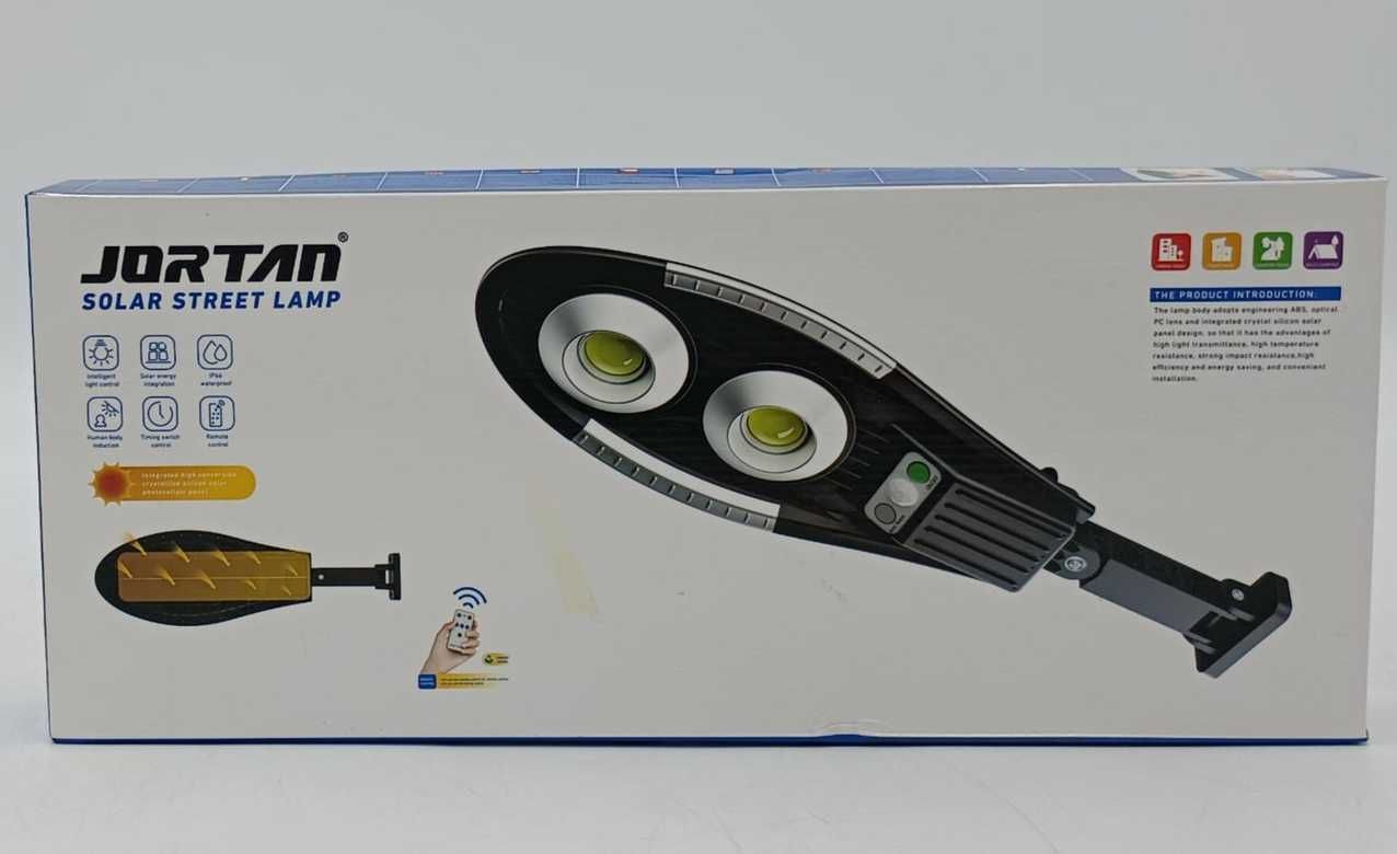 Lampa solara stradala LED cu telecomanda, Jortan®, 100W, IP65 2025