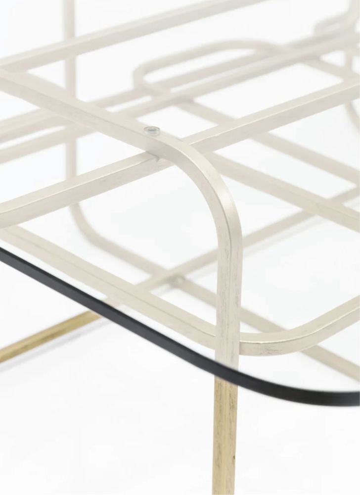 Холна маса KARE Meander Gold 140/80