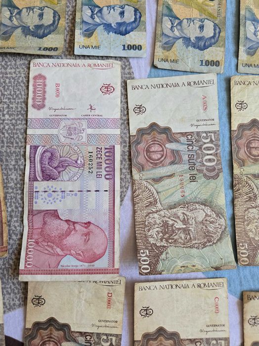 79 bancnote România, starea lor se vede poze