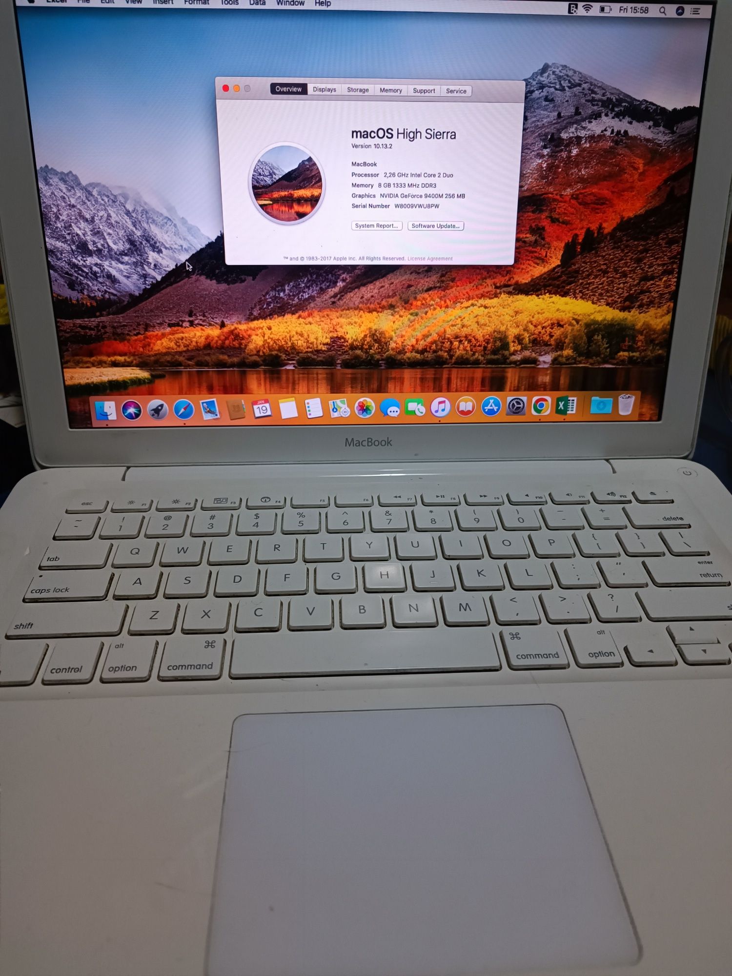 Macbook 13", 8G, SSD 256G