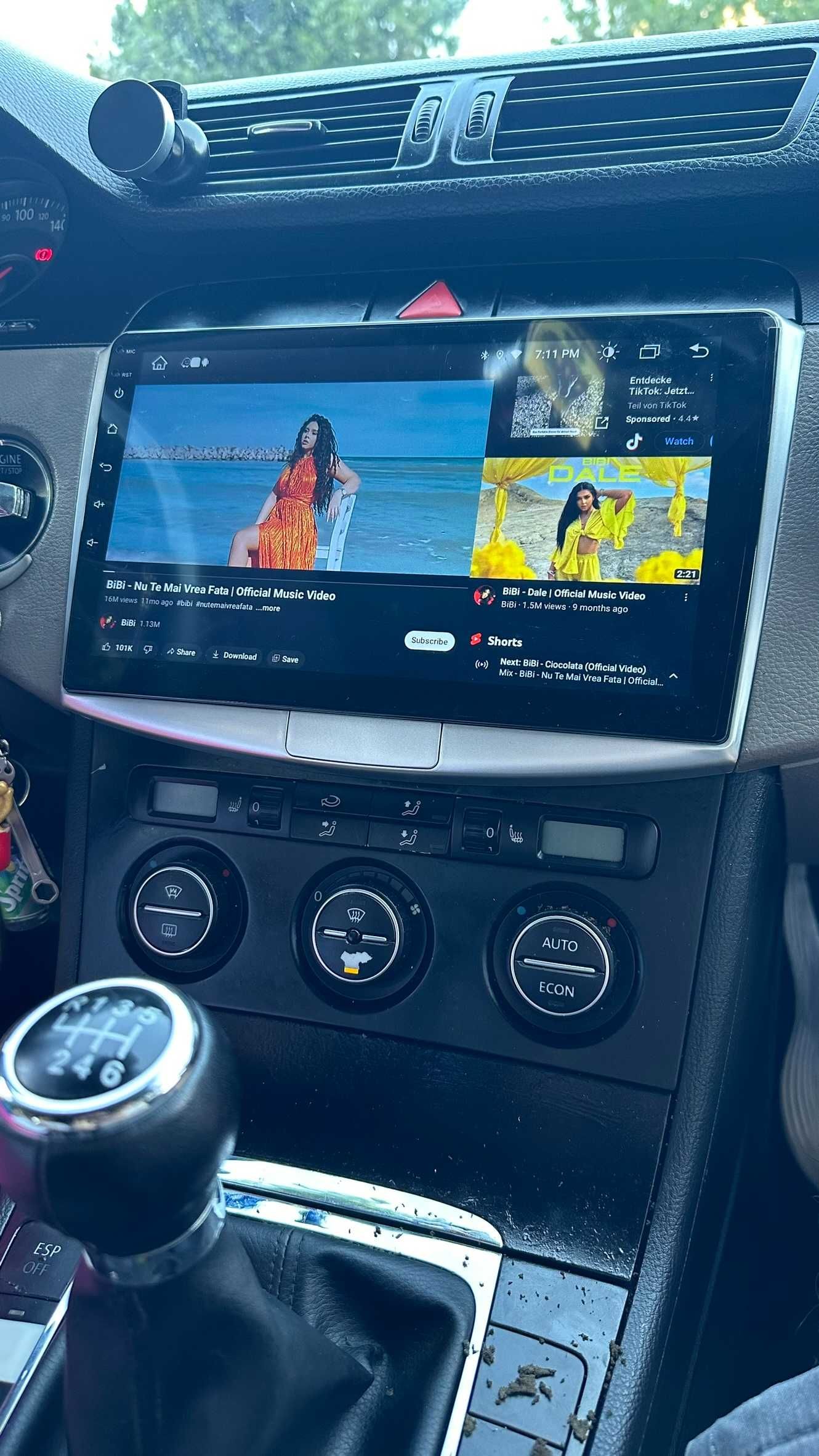 Navigatie dedicata android VW Passat B6 B7 CC CarPlay AndroidAuto DSP