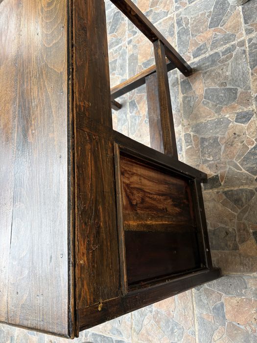 Birou vintage din lemn masiv (brad/molid)