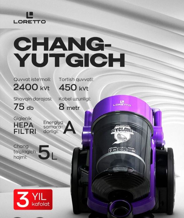 Loretto pilsos 2200w 450w tortw kuchi