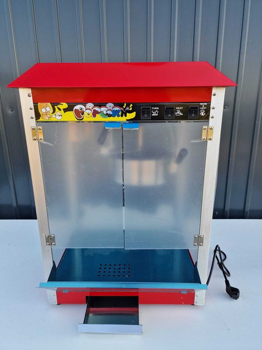 LIVRARE GRATUITA Masina de Popcorn / Floricele Mare 220V NOUA