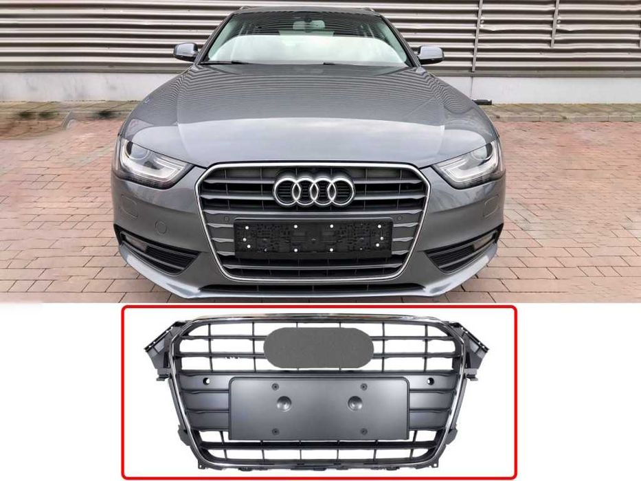 Предна решетка за Audi A4 B8 Facelift