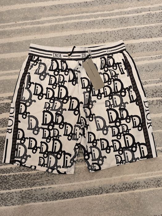 Pantaloni scurti Dior albi