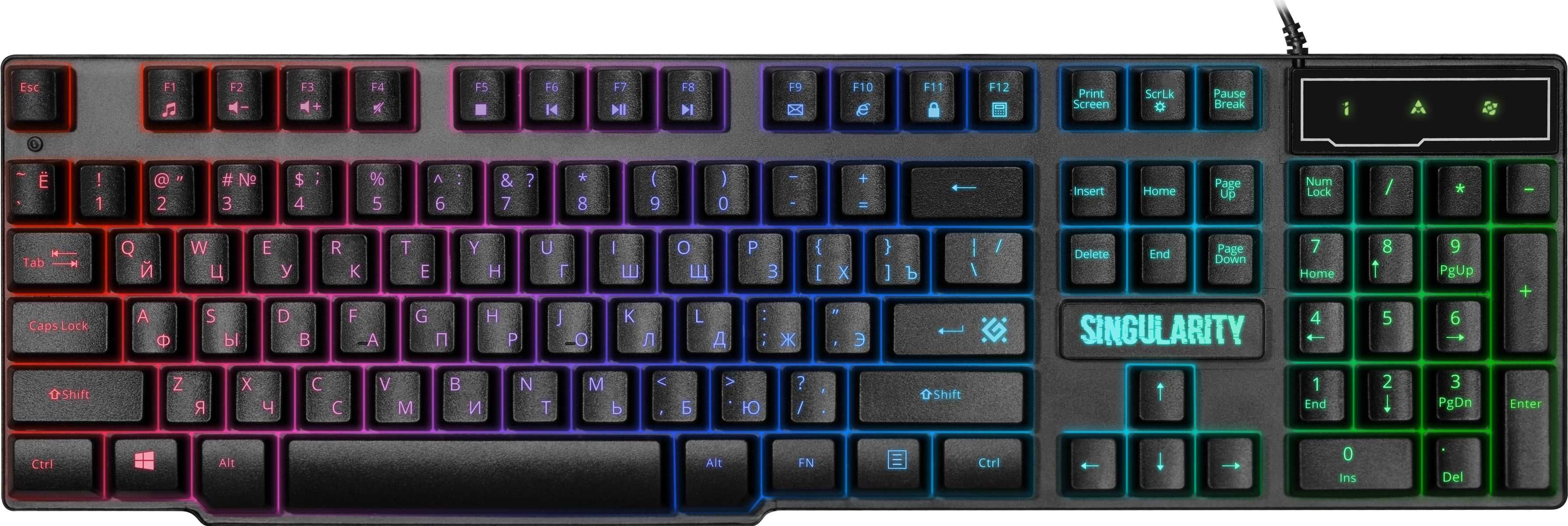 Игровой набор Singularity MKP-118 (мышь+клав.+гарнитура+коврик) 4 в 1!