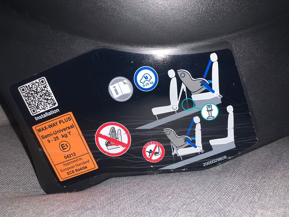 Vand scaun auto britax max way plus 9-25kg