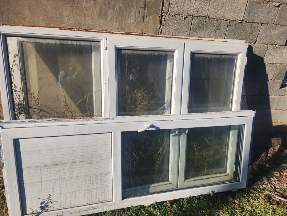 Продам пластиковые окна и двери дёшево