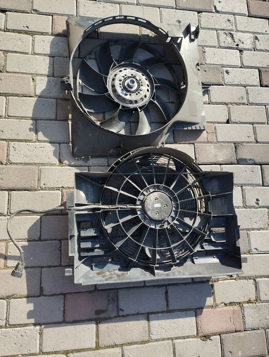 Range rover l322 m62 4.4 вентиляторы с диффузорами в сборе 05-02