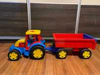 Jucarie pentru copii - Tractor cu remorca-giganta