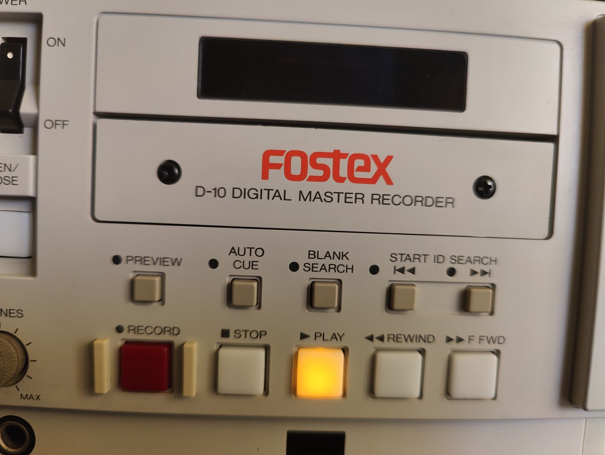 DAT master recorder Fostex D-10 impecabil