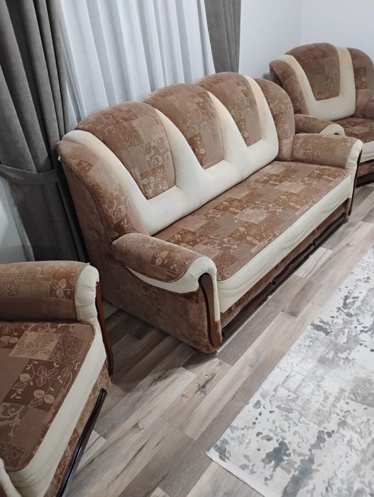 Vand set canapea si fotolii extensibile
